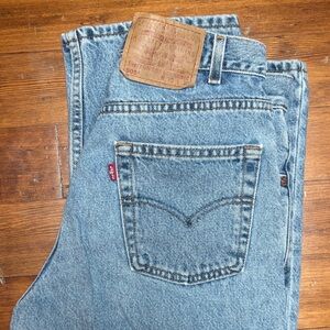 Levi's Light Blue Relaxed Jeans 505s
